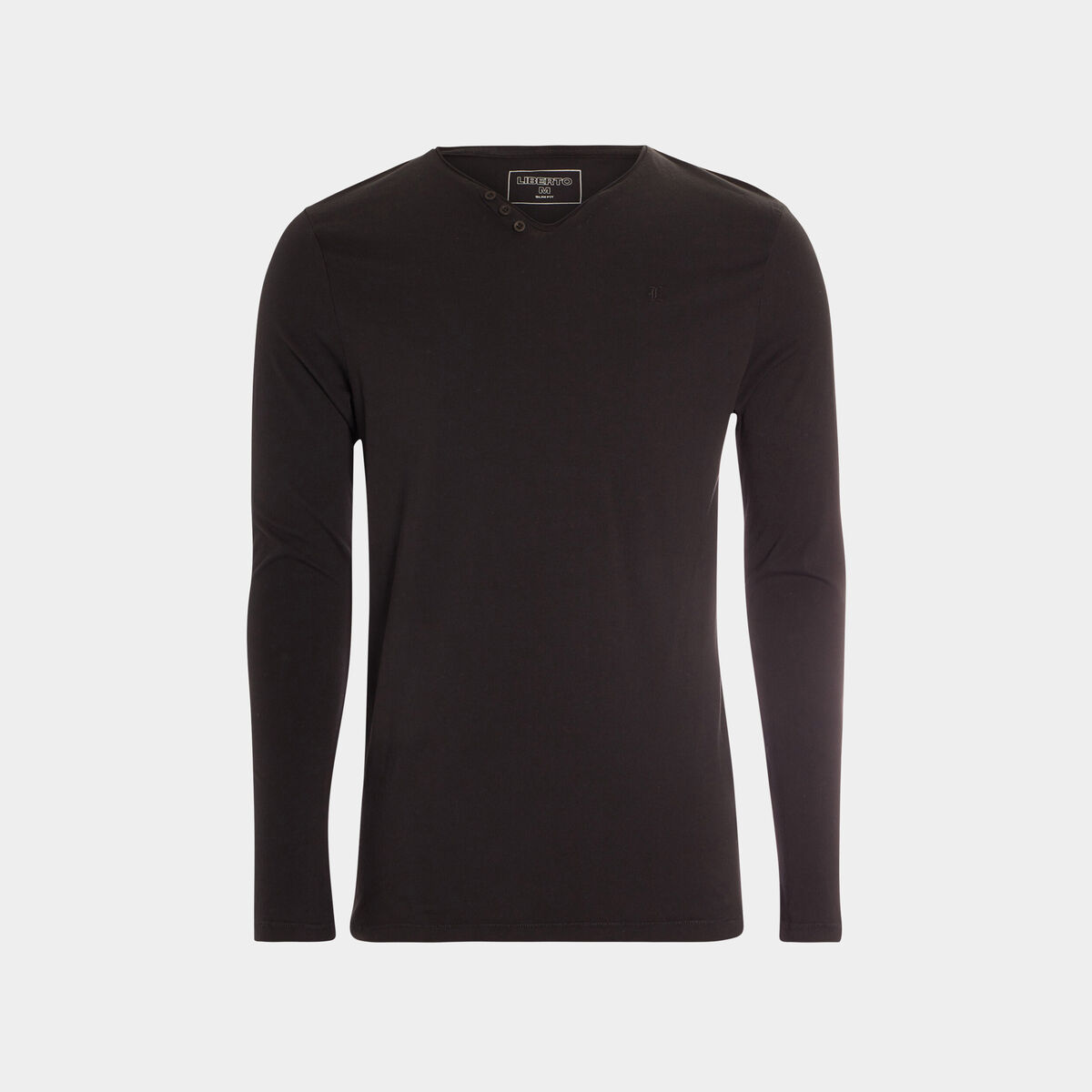 T-shirt manches longues Liberto noir homme