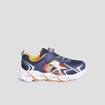 Baskets running à scratchs Naruto bleu marine garçon