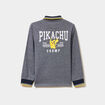 Polo manches longues Pokémon Pikachu bleu marine garçon