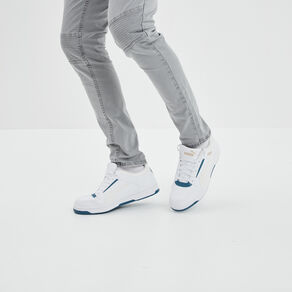 tennis basses a lacets puma joy blanc homme Tennis basses à lacets Puma Joy blanc homme