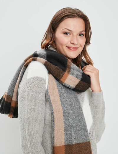 Écharpe multicolore femme