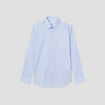 Chemise stretch manches longues bleu ciel homme