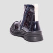 Bottines vernies à semelle épaisse noir fille