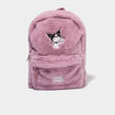 Sac &agrave; dos fausse fourrure Kuromi multicolore fille