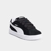 Tennis basses à lacets en cuir Puma noir garçon