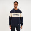 Sweat hoodie 1 poche bleu marine homme