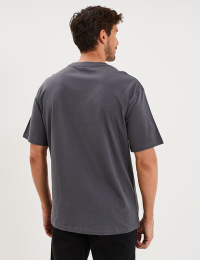 T-shirt manches courtes Spider-Man gris fonc&eacute; homme
