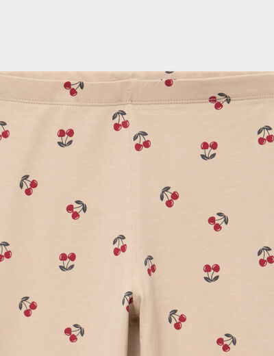 Legging taille &eacute;lastiqu&eacute;e coton ficelle fille