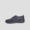 Derbies à lacets compensées bleu marine femme