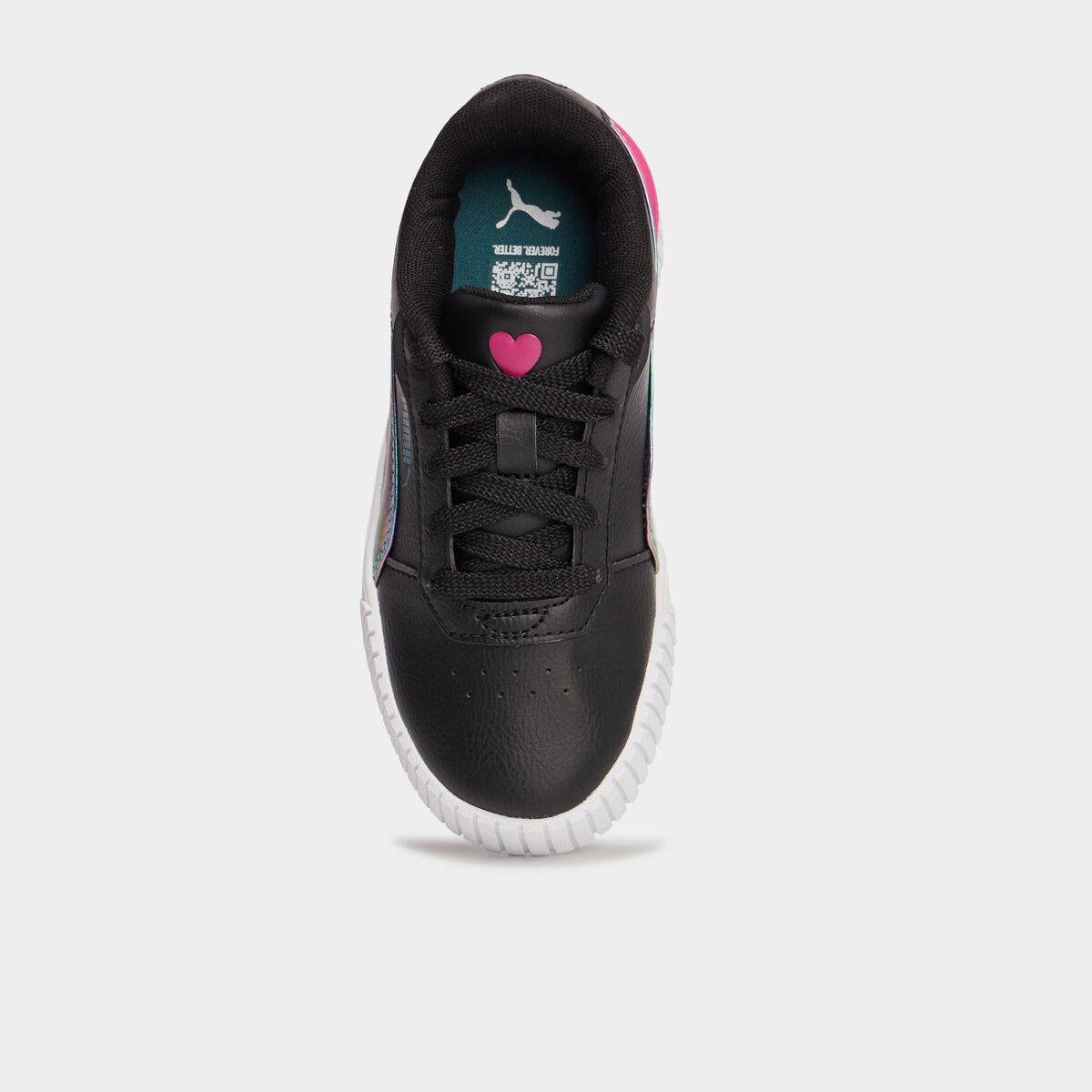 Tennis basses à lacets Puma Carina noir fille