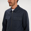 Surchemise zipp&eacute;e s&eacute;chage rapide bleu fonc&eacute; homme