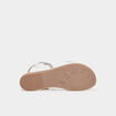 Sandales en cuir Paritt blanc fille