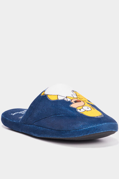 Chaussons mules Les Simpson Homer multicolore homme