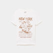T-shirt col rond manches courtes coton blanc gar&ccedil;on