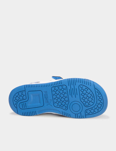 Tennis basses Puma Rebound V6 bleu roi gar&ccedil;on