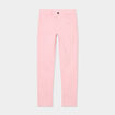 Pantalon skinny 5 poches coton rose clair fille