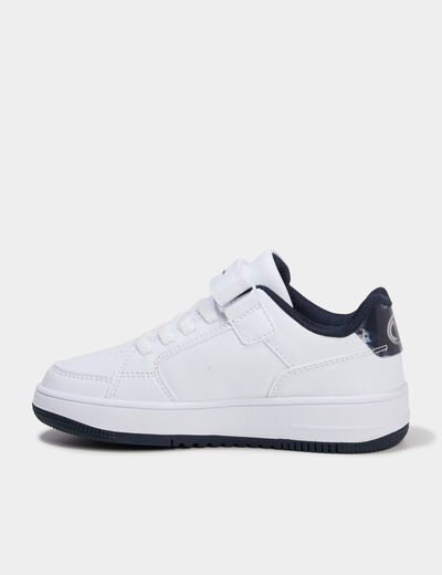 Baskets &agrave; scratchs Champion R18 noir gar&ccedil;on