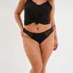 Culotte coton majoritaire noir femme grande taille