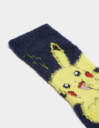 Lot de 2 chaussettes Pokémon Pikachu bleu garçon