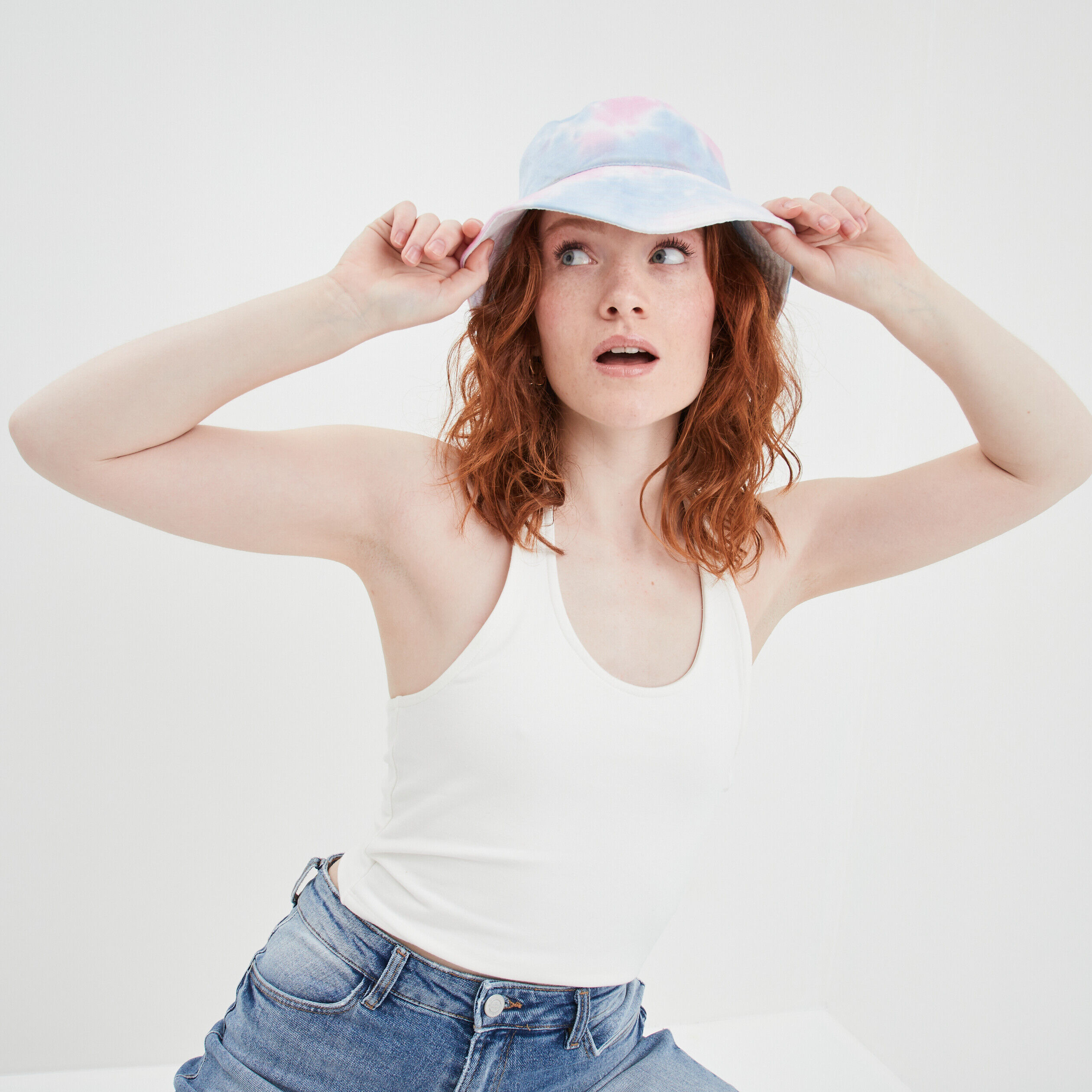 Débardeur cropped dos nu Creeks blanc femme CREEKS