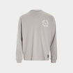 T-shirt manches longues gris clair homme