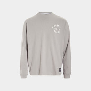 t shirt manches longues gris clair homme T-shirt manches longues gris clair homme