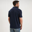 Polo manches courtes bleu p&eacute;trole homme