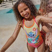 Maillot de bain une pièce Stitch multicolore fille