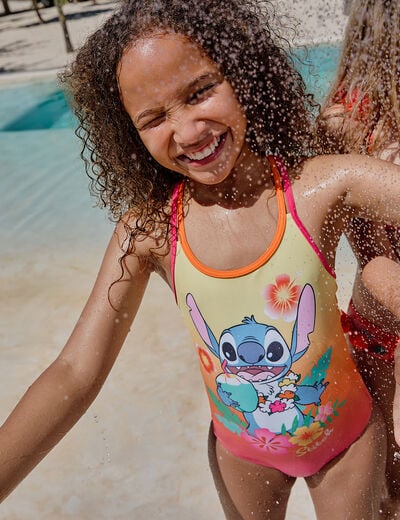 Maillot de bain une pièce Stitch multicolore fille