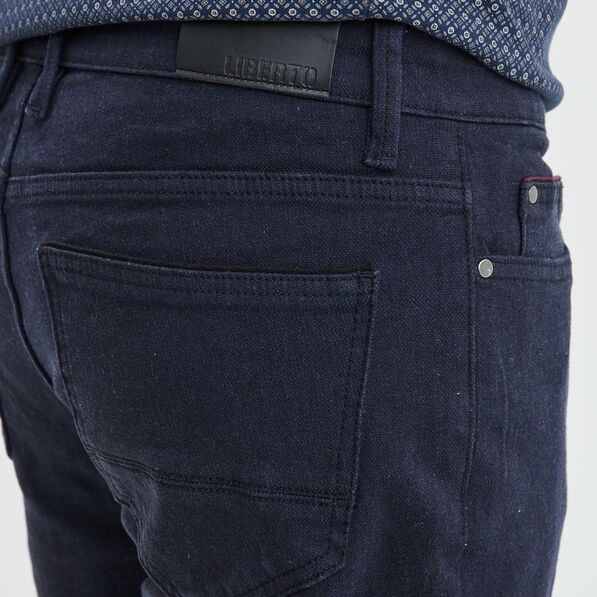 pantalon straight 5 poches liberto bleu fonce homme Pantalon straight 5 poches Liberto bleu foncé homme