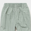 Pantalon jogger doublage coton vert pastel b&eacute;b&eacute; fille