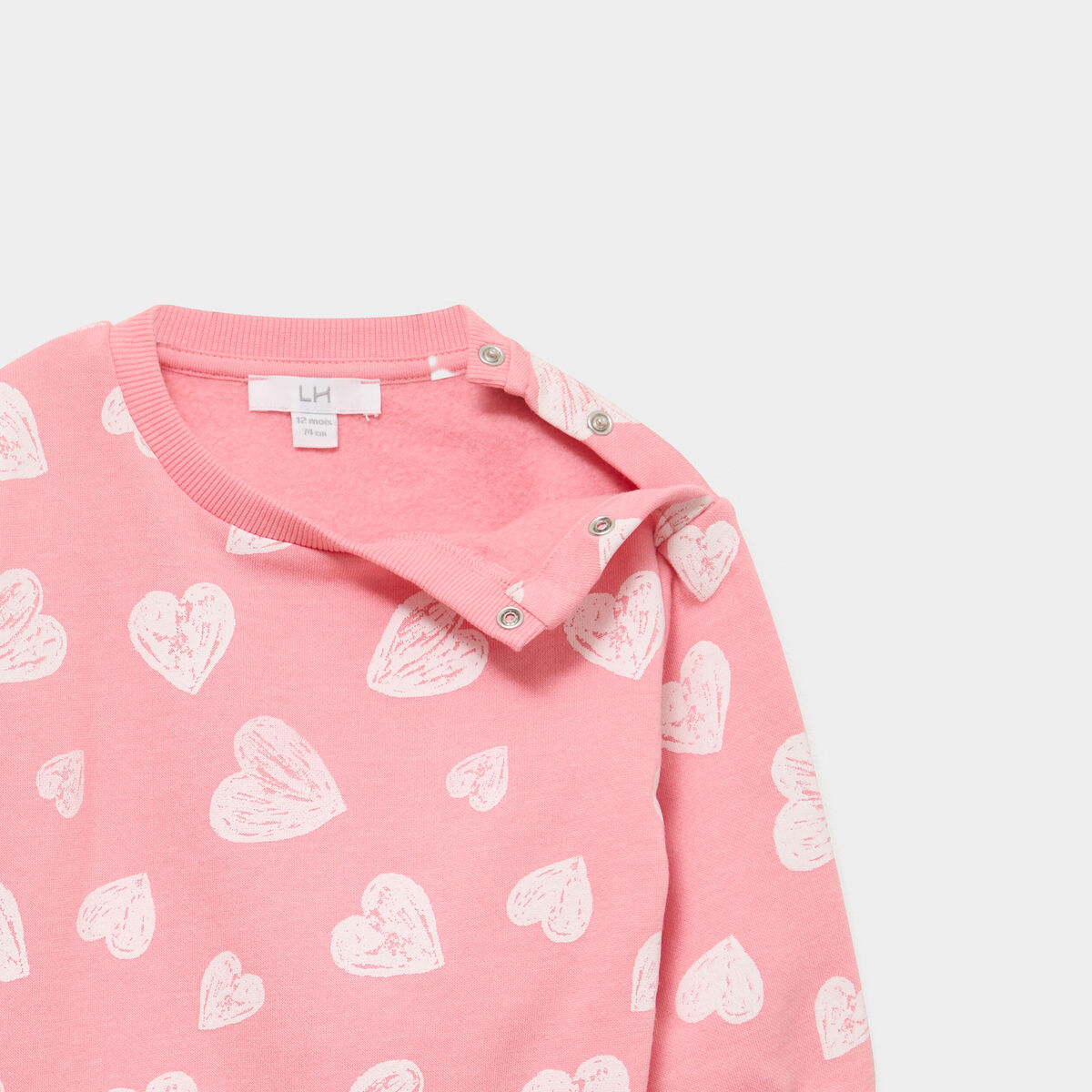 Ensemble sweat et legging vieux rose b&eacute;b&eacute; fille