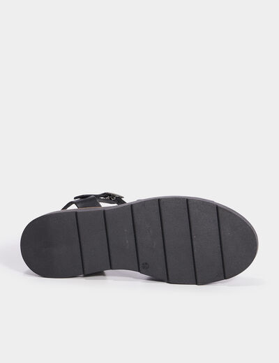 Sandales noir femme