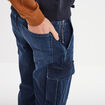 Jeans cargo slim Liberto denim stone homme