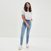 T-shirt cropped oversize Creeks rose femme