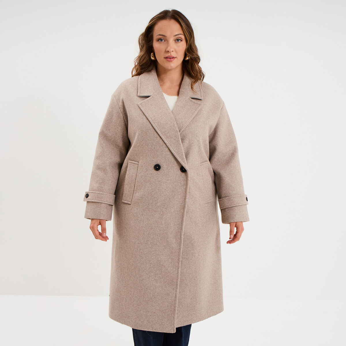 Manteau Long Pour Femme Grande Taille