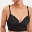 Soutien-gorge bustier noir femme
