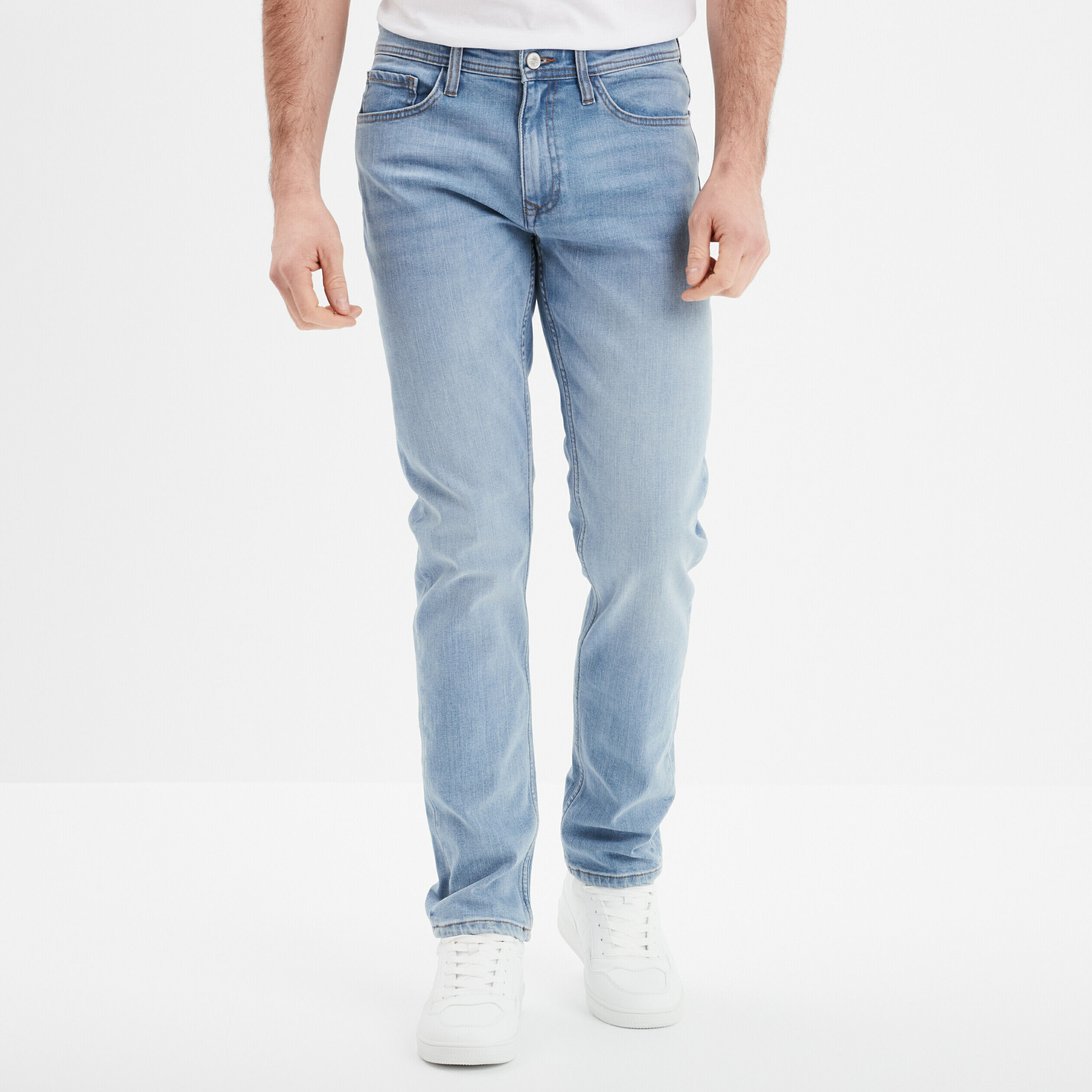 Jeans denim straight 5 poches Creeks denim triple stone homme CREEKS