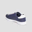 Tennis basses à lacets bleu marine homme