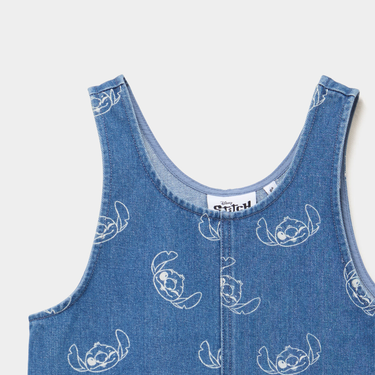Robe chasuble en jean Stitch denim stone fille