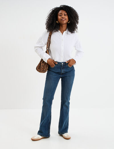 Jeans flare 5 poches Creeks denim dirty femme
