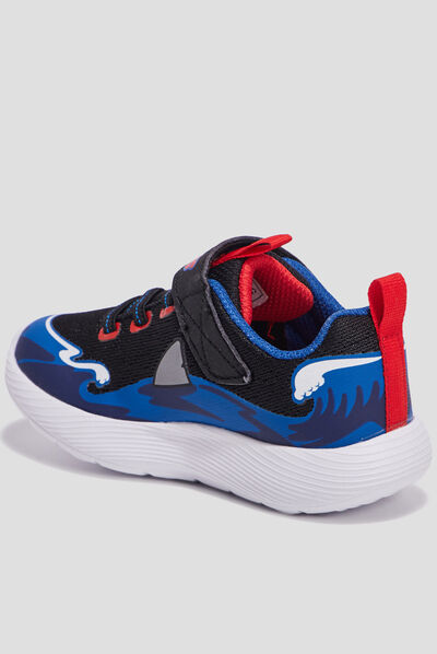 Runnings à lacets Skechers Dynalite bleu garçon