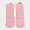 Chaussettes d'int&eacute;rieur rose b&eacute;b&eacute; fille