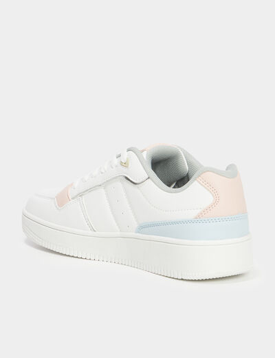 Tennis basses semelle épaisse Creeks multicolore femme
