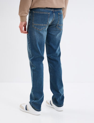 Jean stretch coupe regular denim dirty homme