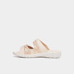 Sandales à scratchs cuir Confortissimo sable femme