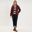 Pull col rond avec manches longues rose clair femme
