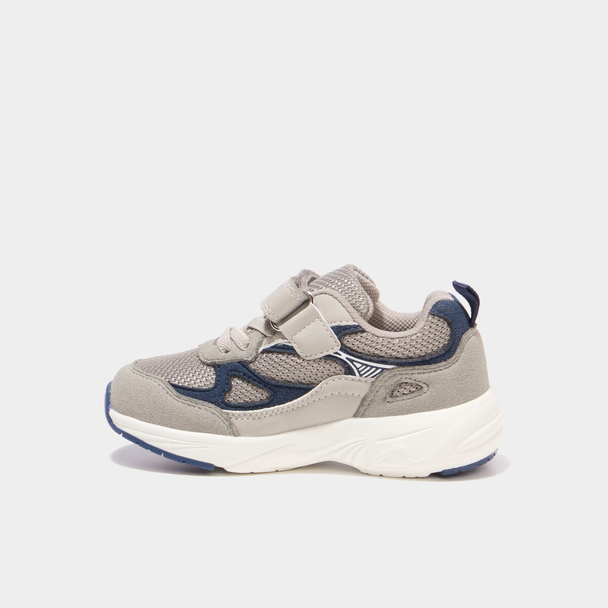 Baskets running avec scratchs gris gar&ccedil;on