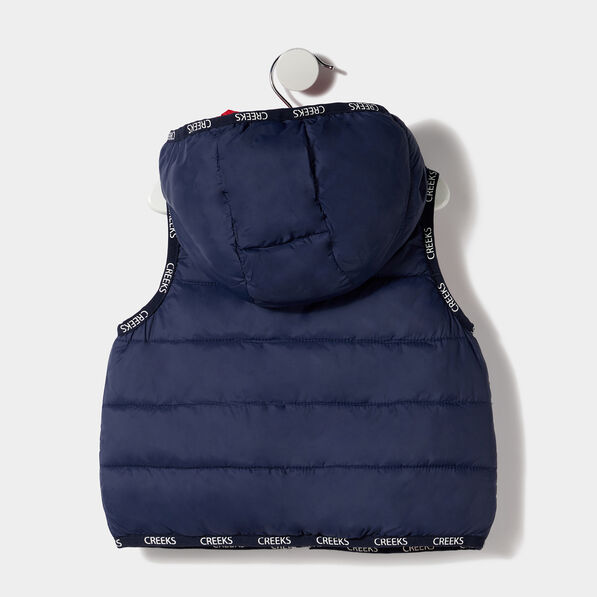 doudoune reversible a capuche creeks bleu marine bebeg Doudoune réversible à capuche Creeks bleu marine bébé garçon