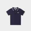 Polo manches courtes coton Creeks bleu marine b&eacute;b&eacute; gar&ccedil;on